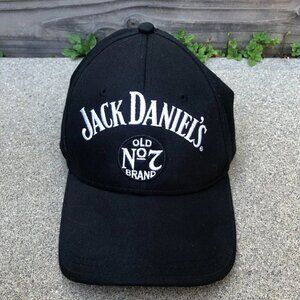 JACK DANIEL'S Old No 7 Brand Baseball Hat Men's Black Adjustable Cap Embroidered
